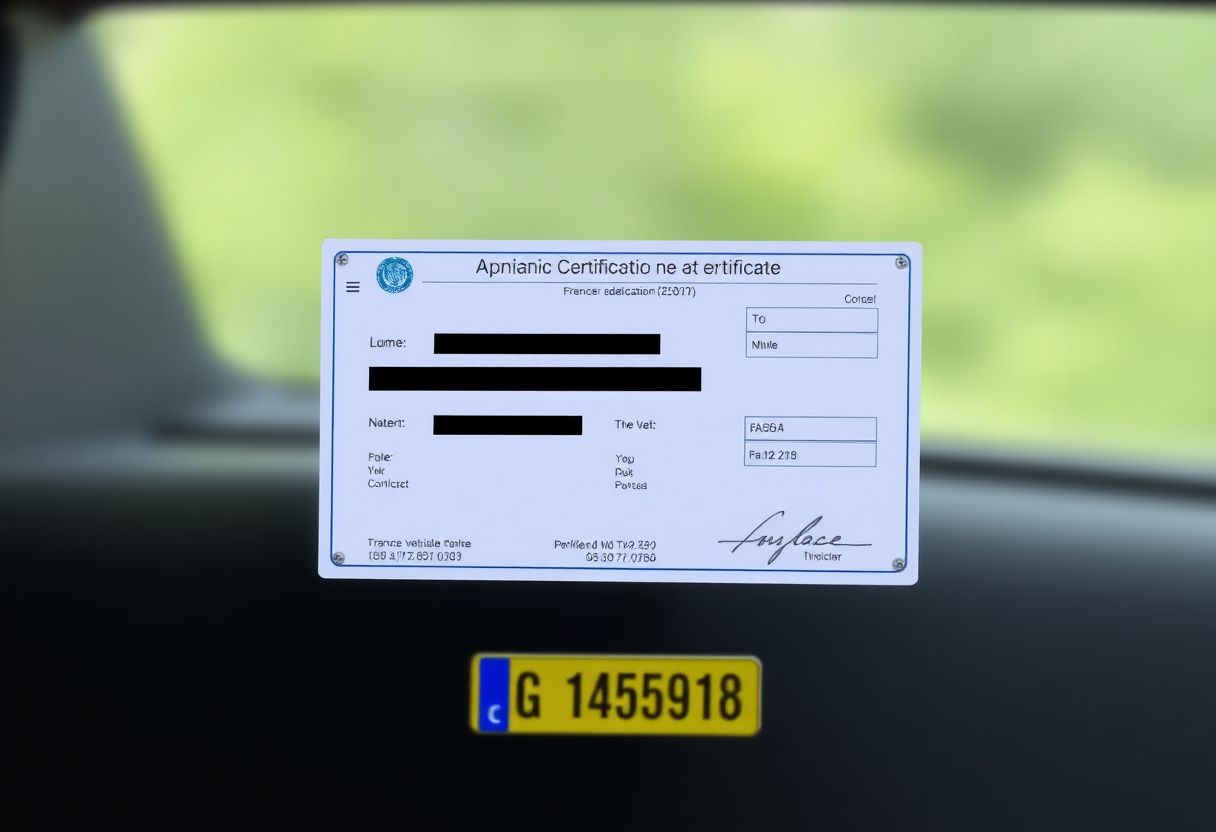 certificat de non gage