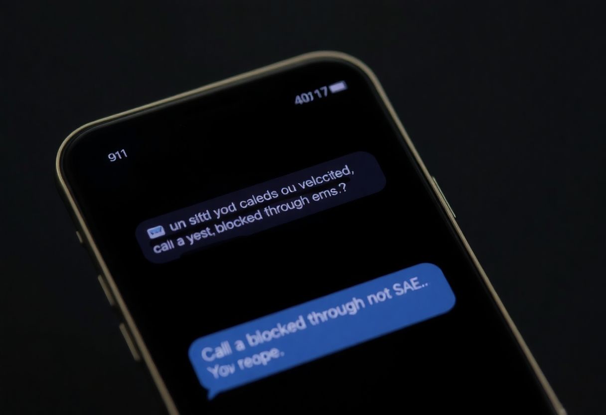 comment savoir si on est bloqué par sms