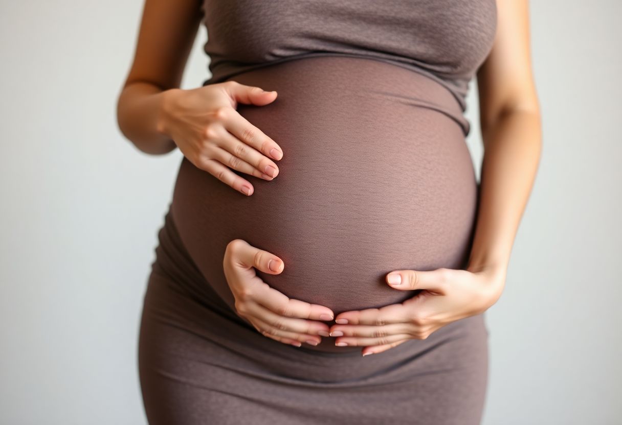 comment savoir si on est enceinte en touchant son ventre