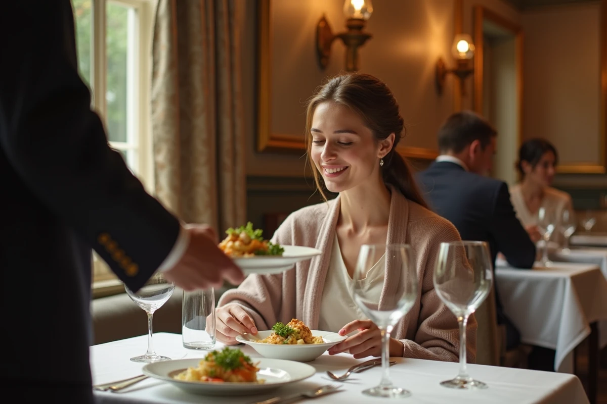 Différence notable entre entrée et plat principal