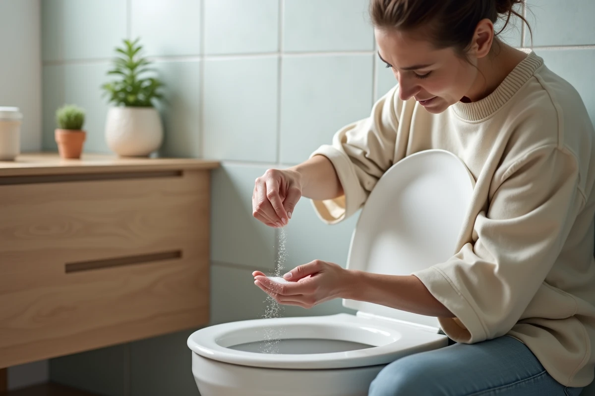 Mettre du sel dans les toilettes le soir : les raisons