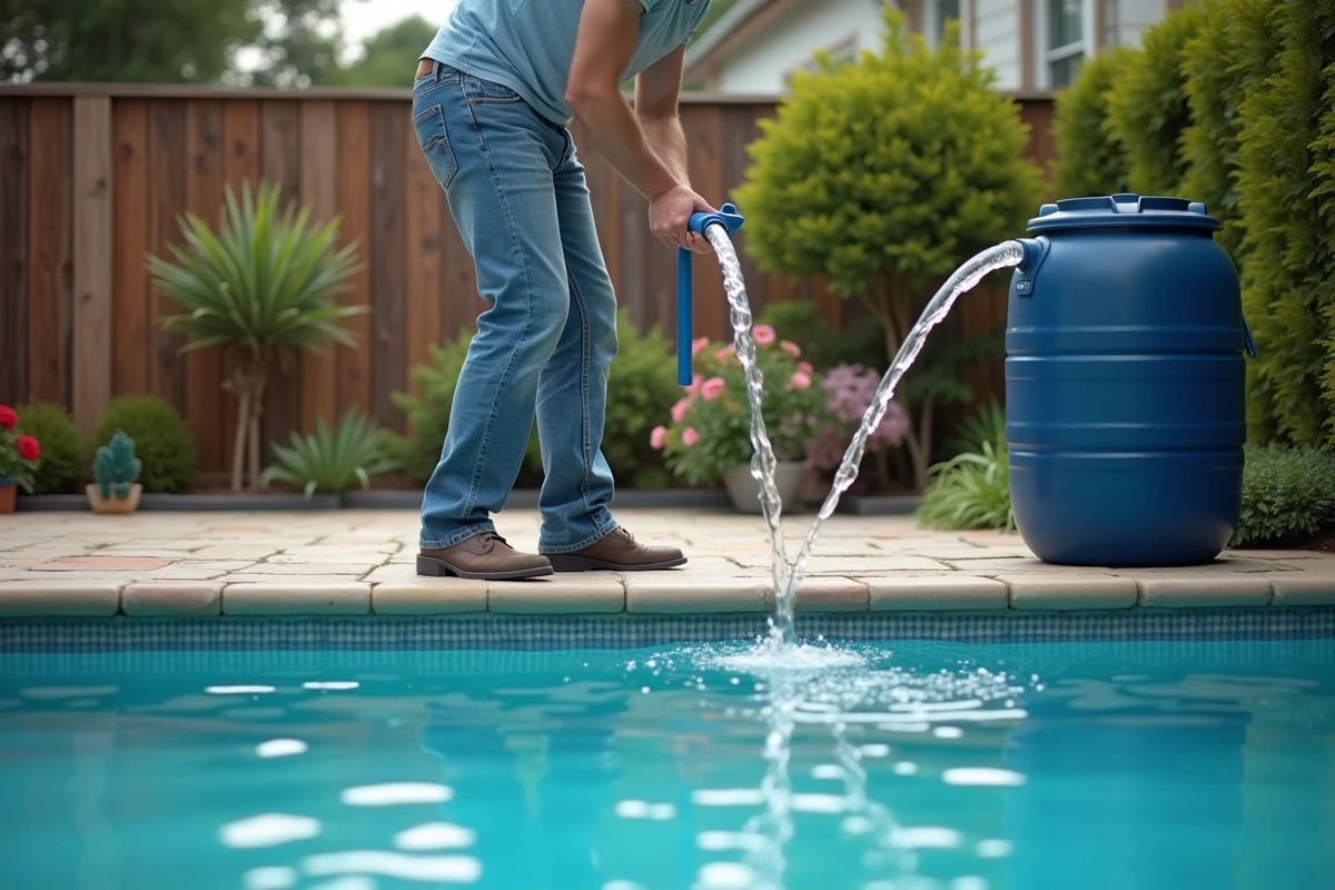 Utilisation de l&rsquo;eau de pluie pour le remplissage des piscines